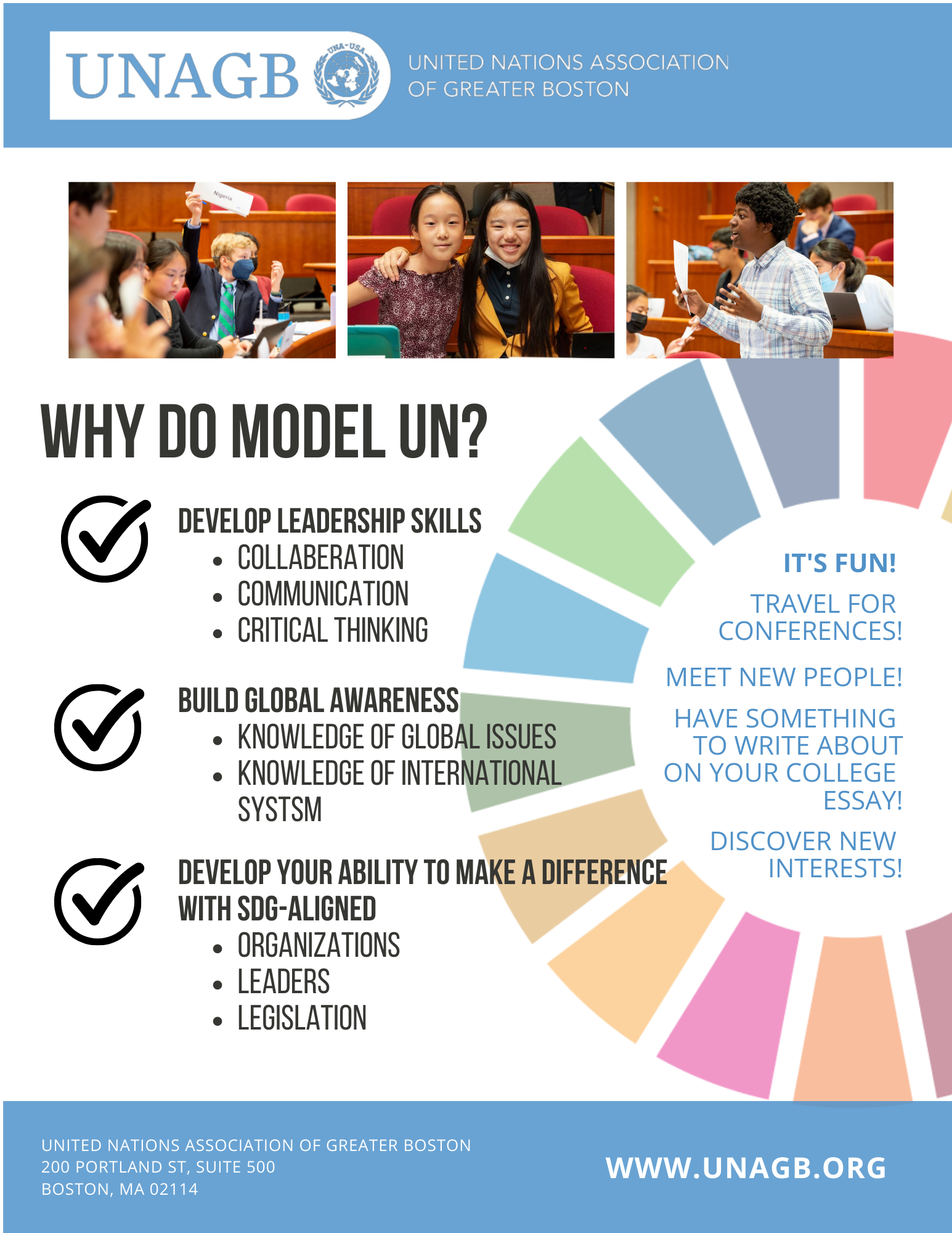 Sustainable Development Goals Model UN Conference 2024, 55% OFF